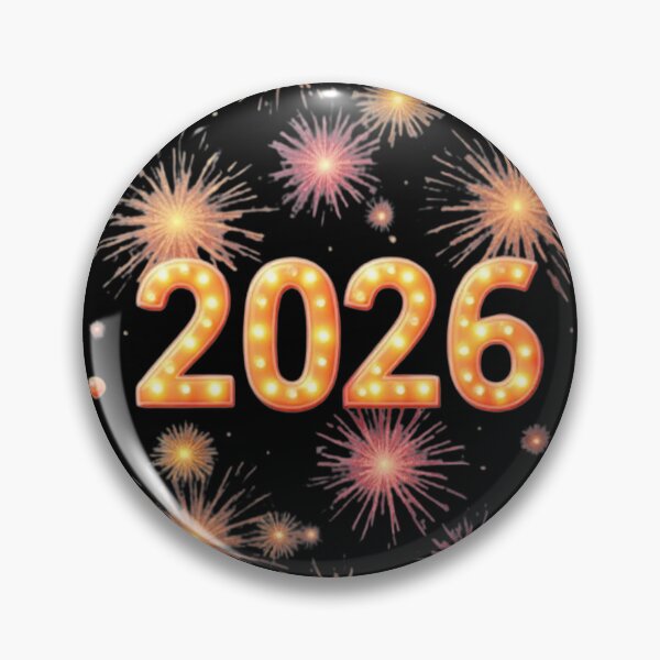 Item preview, Happy New Year 2026 Fireworks – Elegant Golden Celebration Art designed and sold by MiraLumeStudio.