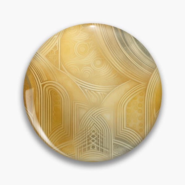 Item preview, Art Deco–inspired Gilded Harmonics Geometric Elements designed and sold by IZiets.