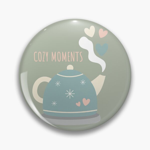 Item preview, Cozy Moments – Nordic Tea Kettle Hygge Illustration designed and sold by Iras-Art-Corner.
