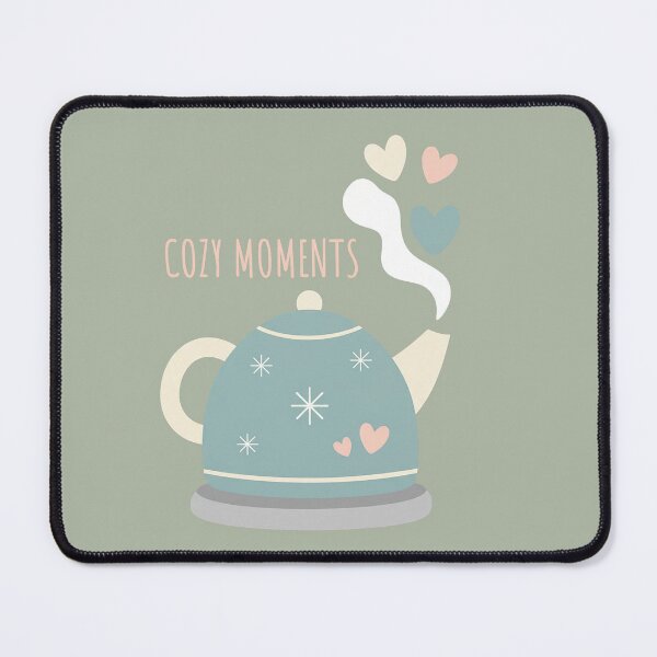 Item preview, Cozy Moments – Nordic Tea Kettle Hygge Illustration designed and sold by Iras-Art-Corner.