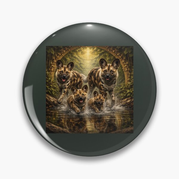 Item preview, African Wild Dogs – Reflections of the Pack designed and sold by GeoWild Designs.