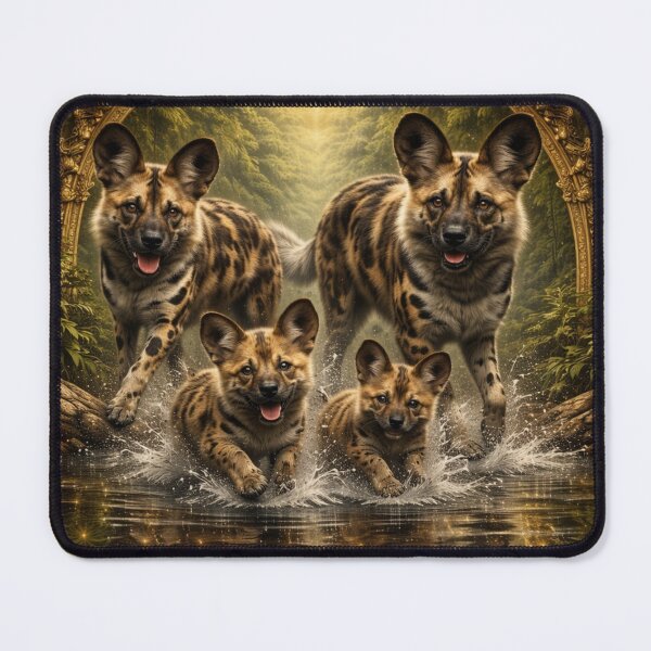 Item preview, African Wild Dogs – Reflections of the Pack designed and sold by GeoWild Designs.
