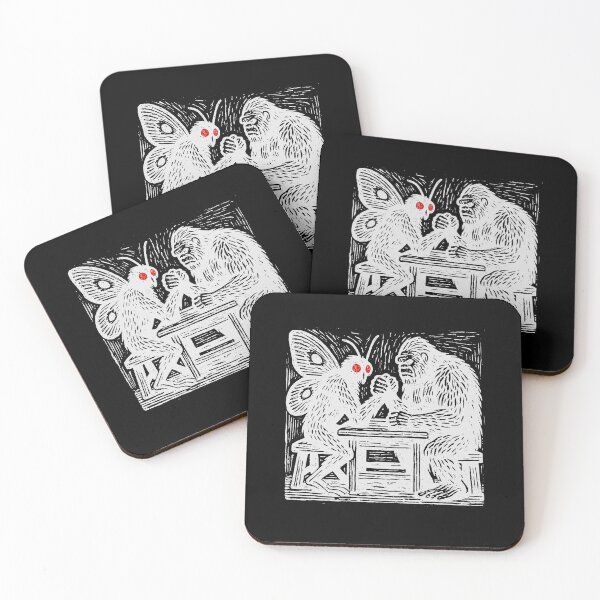 Item preview, Vintage Bigfoot v Mothman Arm Wrestling Funny designed and sold by CARBONARA LLC..