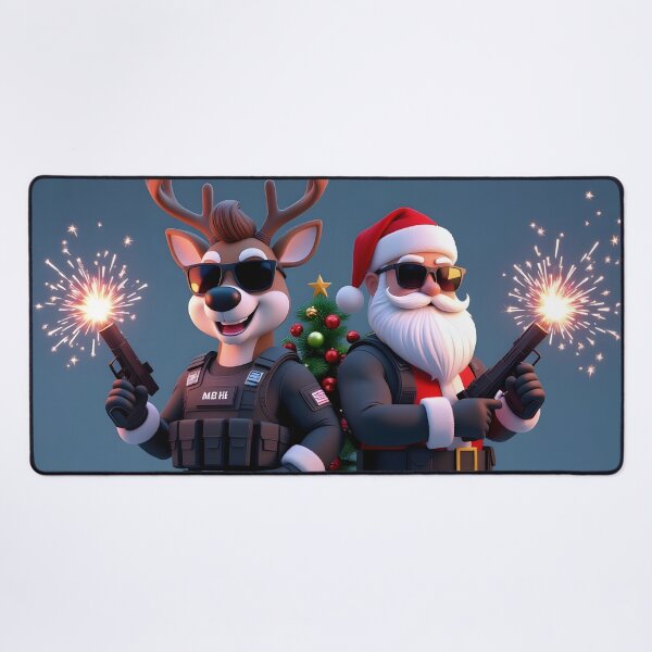 Artikelvorschau, Operation: Festive | Spy Reindeer & Santa Fireworks Celebration entworfen und verkauft von MagicalArch.