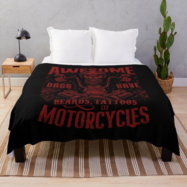 Item preview, Awesome Dads Have Beards Tattoos and Motorcycles Biker Dad designed and sold by JRRTs.