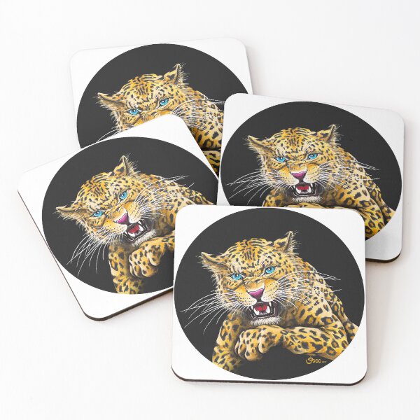 Item preview, Leopard Roar - Shee Endangered Retro Animals designed and sold by SheeArtworks.