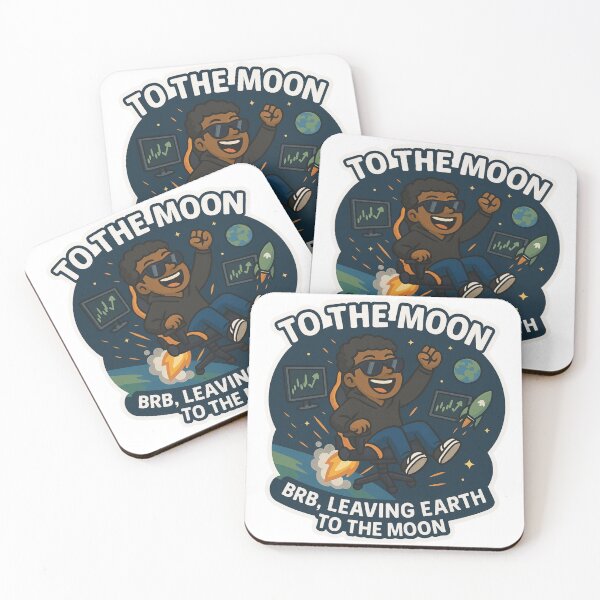 Item preview, To The Moon Crypto Trader Guy designed and sold by DivinelyAligned8.