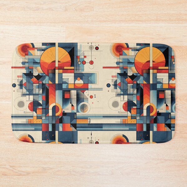 Item preview, Bauhaus Belonging - Geometric Shapes Linear Modern Art designed and sold by Mermaid's Whimsy.
