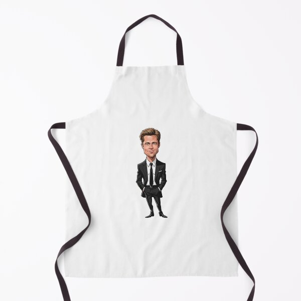 Item preview, Funny caricature of Brad Pitt designed and sold by vectorlove.