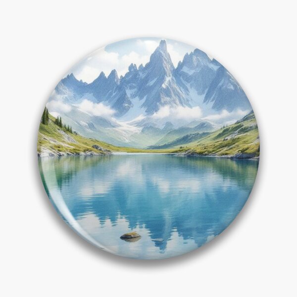 Item preview, Pyrenees, high-altitude lake designed and sold by jefboutique6150.