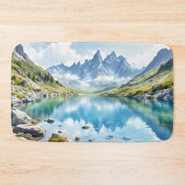 Item preview, Pyrenees, high-altitude lake designed and sold by jefboutique6150.