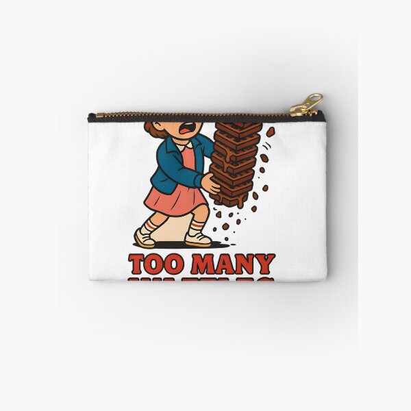 Item preview, Waffle Stack Disaster – Funny Cartoon Food Design designed and sold by gavinroyal.
