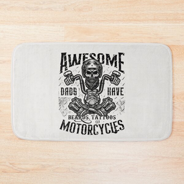 Item preview, Awesome Dads Have Beards Tattoos and Motorcycles Biker Dad designed and sold by JRRTs.
