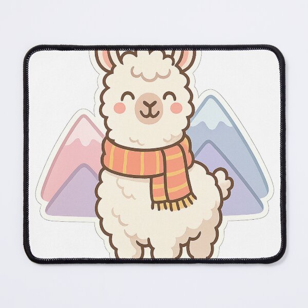 Item preview, Chibi Happy Llama Sticker designed and sold by StickMint.