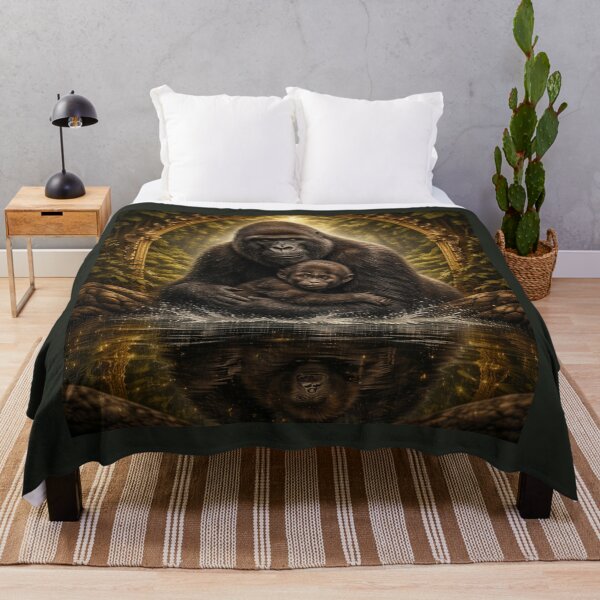 Item preview, Gorilla & Baby – Reflections of Protection designed and sold by GeoWild Designs.