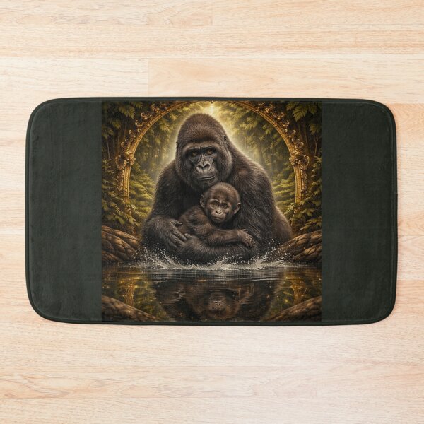 Item preview, Gorilla & Baby – Reflections of Protection designed and sold by GeoWild Designs.