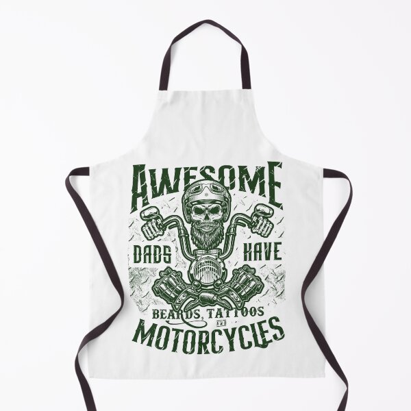 Item preview, Awesome Dads Have Beards Tattoos and Motorcycles Biker Dad designed and sold by JRRTs.