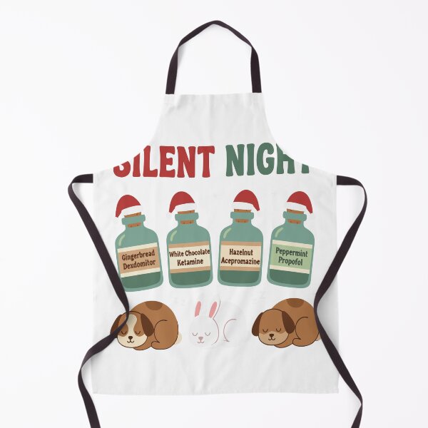 Item preview, Silent Night Vet Anesthesia Christmas T-Shirt, Funny Veterinary Medicine Gift, Holiday Vet Tech Graphic Tee designed and sold by designshoplab.