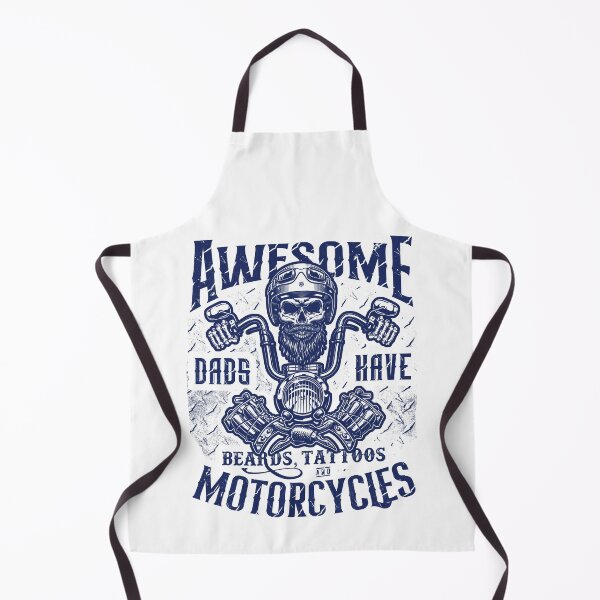 Item preview, Awesome Dads Have Beards Tattoos and Motorcycles Biker Dad designed and sold by JRRTs.