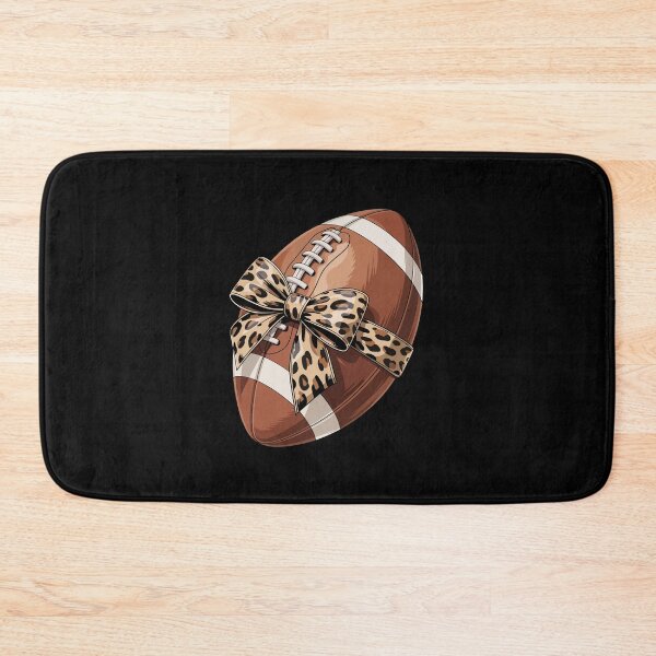 Item preview, Football Adorned With leopard Print Bow designed and sold by jkrphoto.