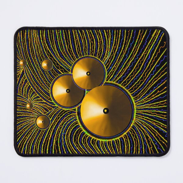 Item preview, Sequintessential Gold - Dramatic Abstract Design - Sequins and Embroidery designed and sold by Lycanth.