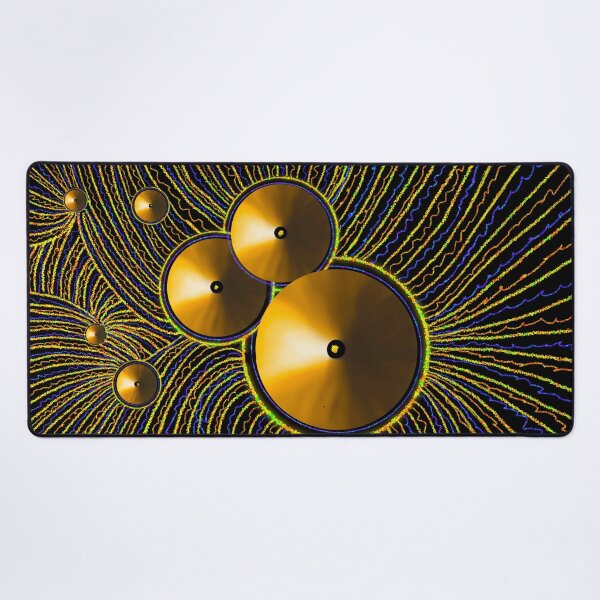 Item preview, Sequintessential Gold - Dramatic Abstract Design - Sequins and Embroidery designed and sold by Lycanth.