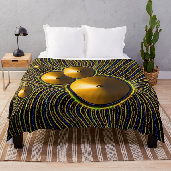 Item preview, Sequintessential Gold - Dramatic Abstract Design - Sequins and Embroidery designed and sold by Lycanth.