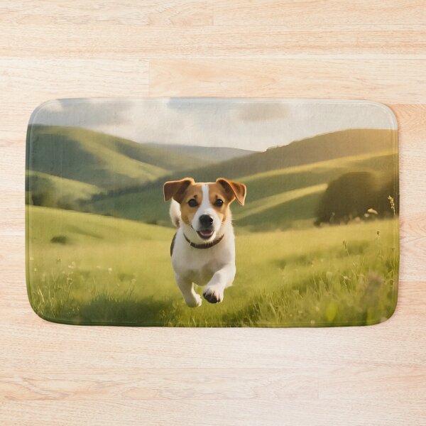 Item preview, A dog playing in a field  designed and sold by Nomad-Maynard.