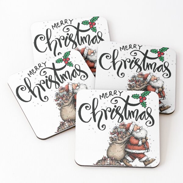Item preview, Santa Merry Christmas  designed and sold by AmazingArtMandi.