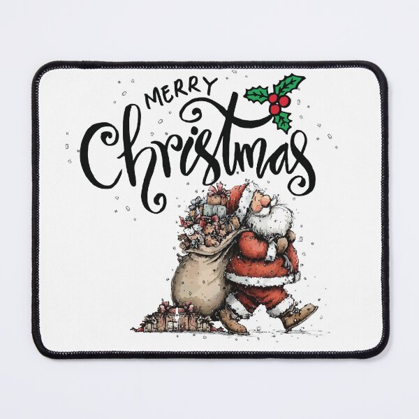 Item preview, Santa Merry Christmas designed and sold by AmazingArtMandi.