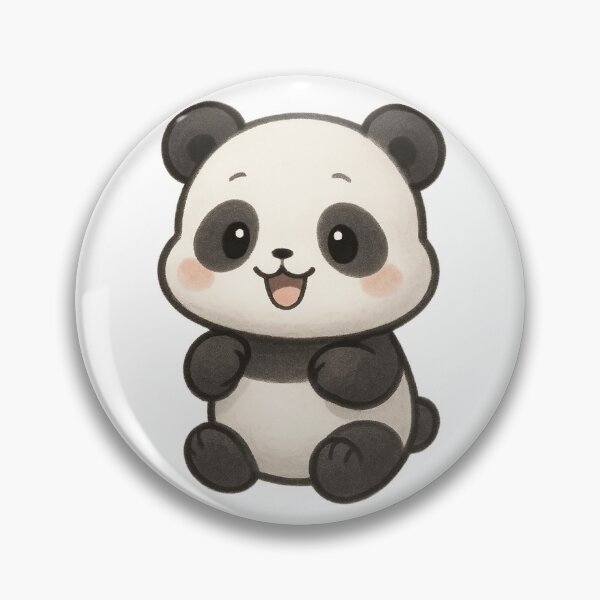 Item preview, Pastel Happy Panda Stickers designed and sold by StickMint.