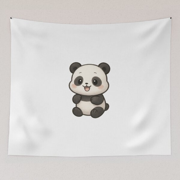 Item preview, Pastel Happy Panda Stickers designed and sold by StickMint.