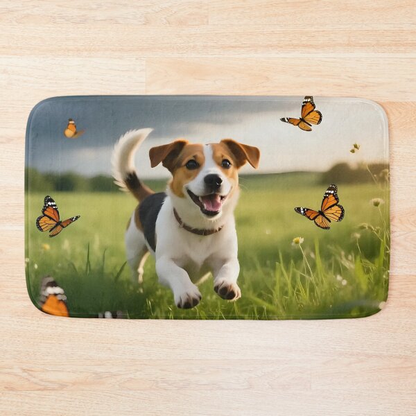 Item preview, A dog playing in a field  designed and sold by Nomad-Maynard.