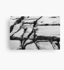 Limestone pavement in the Burren, Ireland Canvas Print
