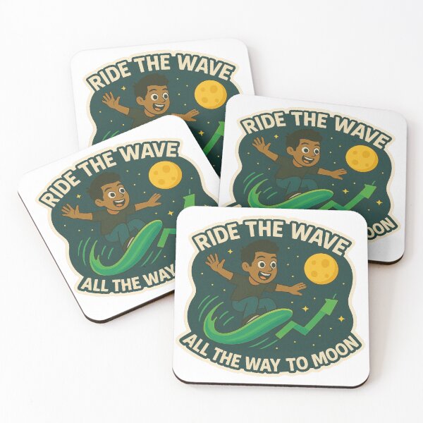 Item preview, Ride The Wave Trader Boy All The way to The Moon designed and sold by DivinelyAligned8.