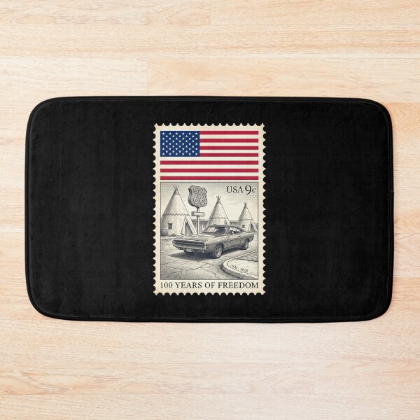 Item preview, Route 66 Centennial Wigwam Stamp: 100th Anniversary 1926-2026 Muscle Car designed and sold by G350.