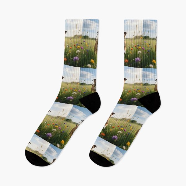 Item preview, A dog playing in a field  designed and sold by Nomad-Maynard.