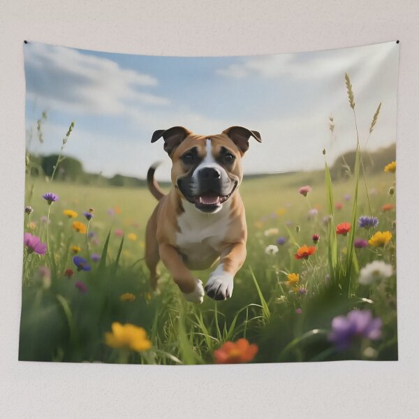 Item preview, A dog playing in a field  designed and sold by Nomad-Maynard.