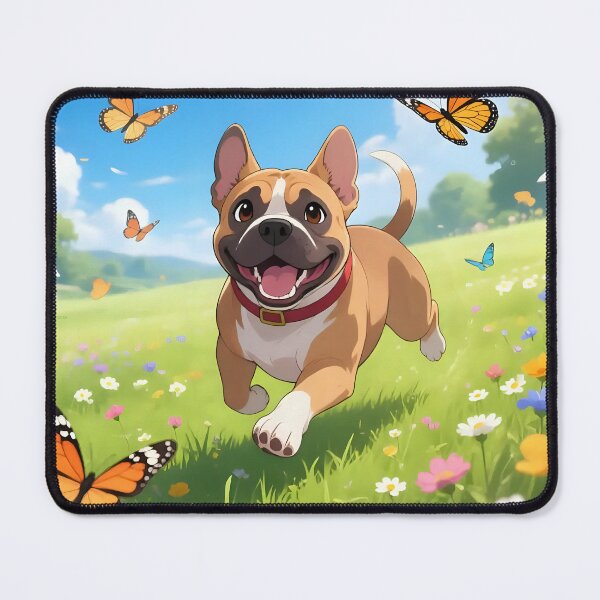 Item preview, A dog playing in a field designed and sold by Nomad-Maynard.