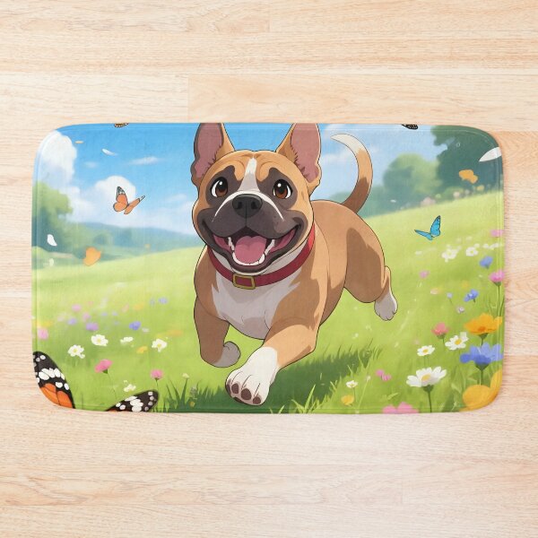 Item preview, A dog playing in a field  designed and sold by Nomad-Maynard.