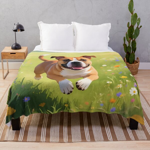 Item preview, A dog playing in a field designed and sold by Nomad-Maynard.