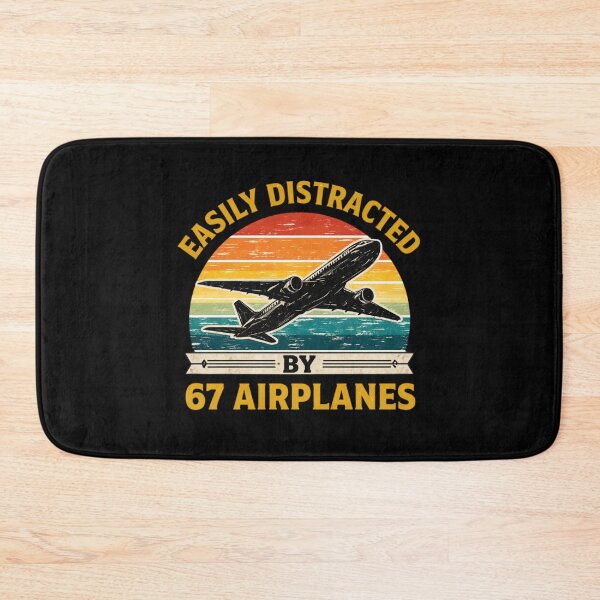 Item preview, Easily Distracted by 67 Airplanes Aircraft Pilot Aviation Men Women designed and sold by Miumed.