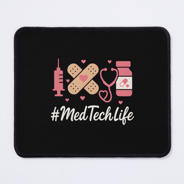 Item preview, I Love Med Tech Life, Medical Technician Gift, Cute Healthcare Icons Graphic Tee for Med Techs Nurses Lab Workers designed and sold by saloui.