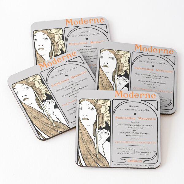 Item preview, L'Estampe Moderne Magazine Cover 1898 by Alphonse Mucha designed and sold by ArchimedesPrime.