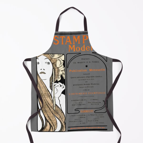 Item preview, L'Estampe Moderne Magazine Cover 1898 by Alphonse Mucha designed and sold by ArchimedesPrime.