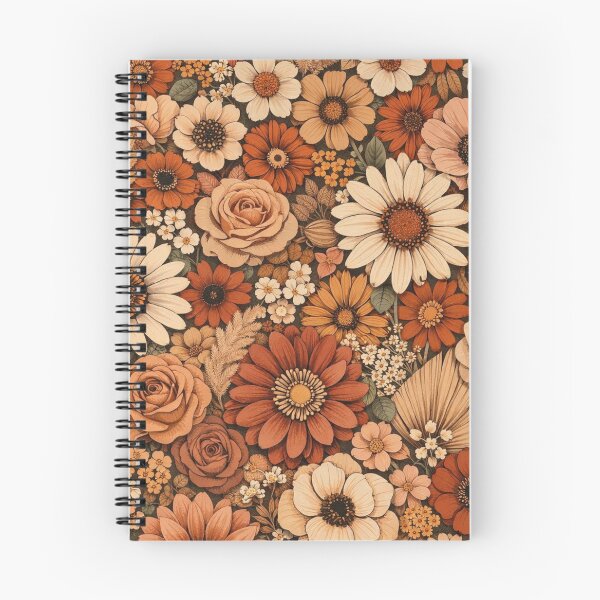 Item preview, Retro Autumn Floral Pattern | Boho Vintage Flowers designed and sold by ZEYCAT.