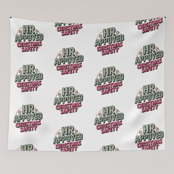 Item preview, HR Approved Christmas Safety Funny Alpaca Design designed and sold by PeteLawliiet.