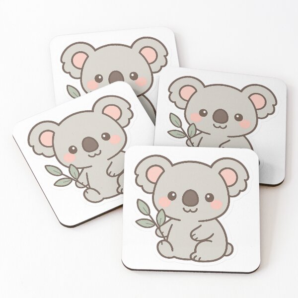Item preview, Pastel Happy Koala Stickers designed and sold by StickMint.
