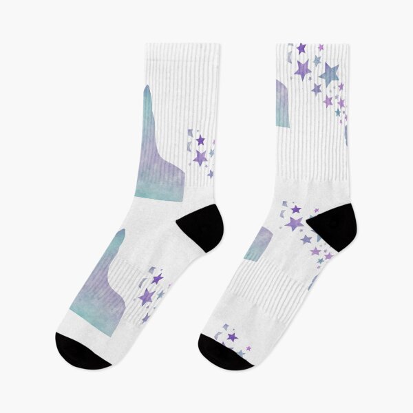 Item preview, Cat silhouette with colorful stars flowing from its mouth creates a whimsical atmosphere in a dreamy setting designed and sold by SpaceartLilu.