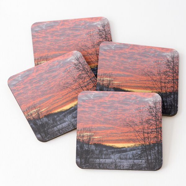 Item preview, Winter Sky Aflame designed and sold by NoRagetsArt.